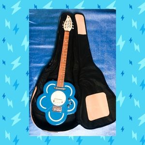 Daisy Rock Flower Blue Electric Guitar w/ Gig Bag